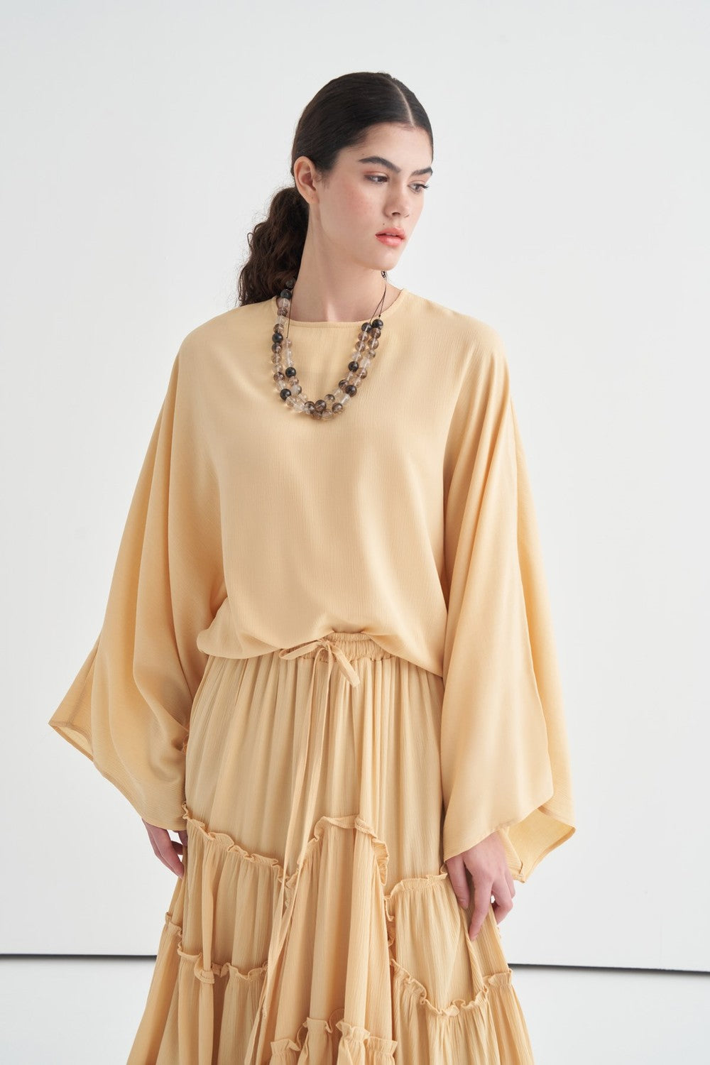 Regina Asymmetrical Skirt Yellow