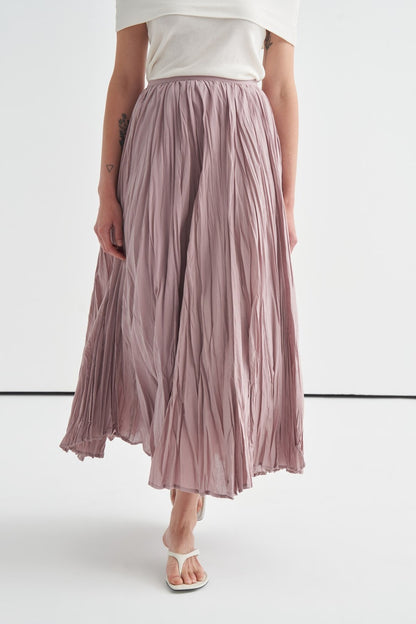 Voile Crush Skirt Lilac