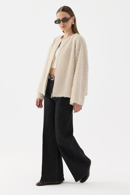 Gigi Plush Jacket Black