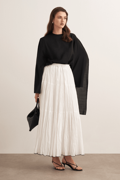 Rawah Voile Skirt White