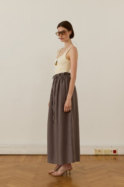 Nahla Maxi Skirt White