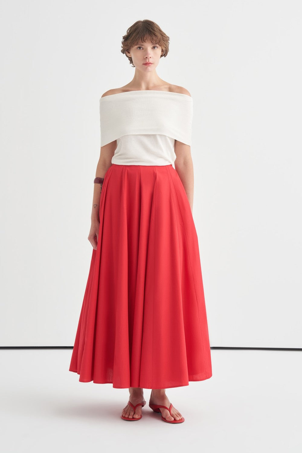 Lucia Skirt with Stitching Detail, Royal Blue