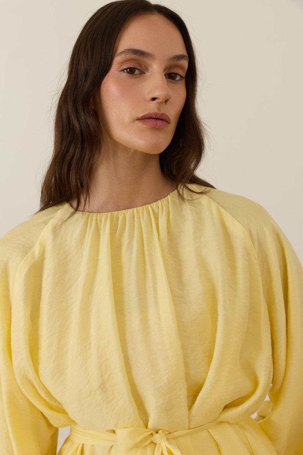 Medisa Draped Blouse White