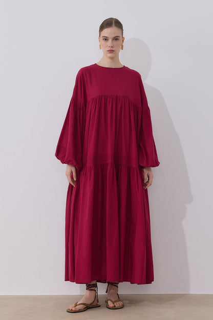 Soho Voile Dress Cherry Red