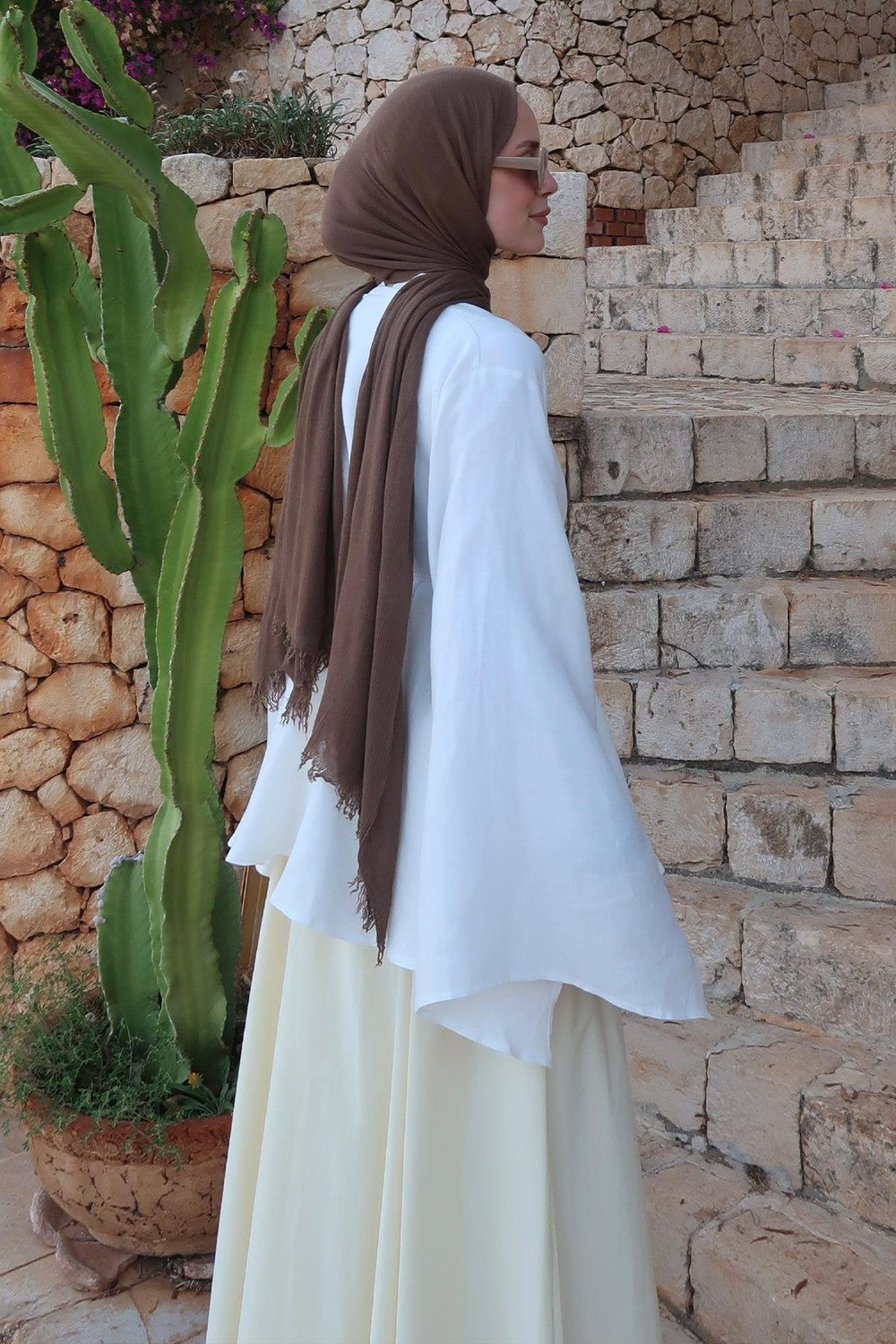 Lamis Kimono Terracotta
