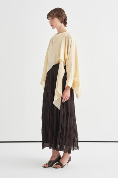 Luce Blouse with Shawl Detail, Soft Pink