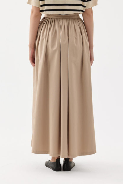 Fever Pleated Skirt Khaki