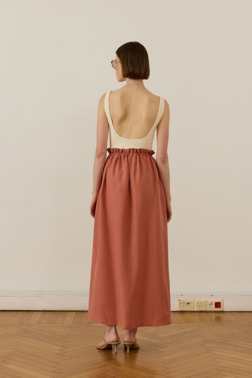 Nahla Maxi Skirt White