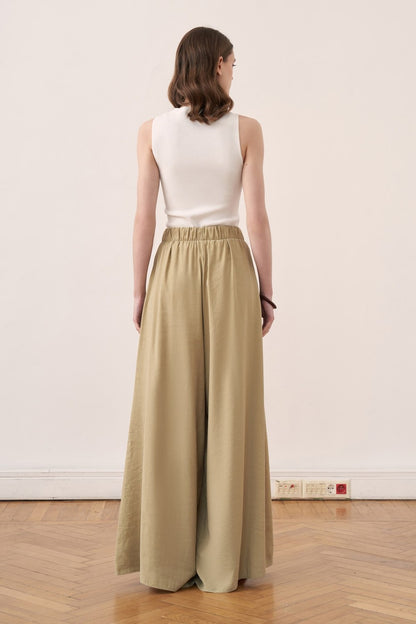 Kater Elastic Waist Trousers, Brown