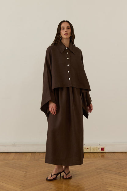 Ruwa Shirt Coffee