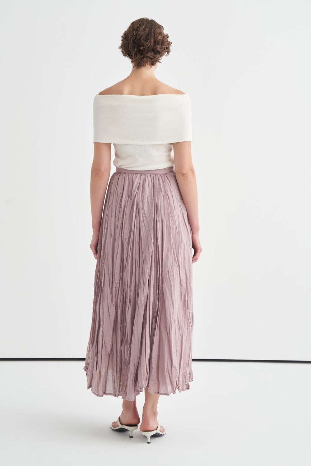 Voile Crush Skirt Lilac