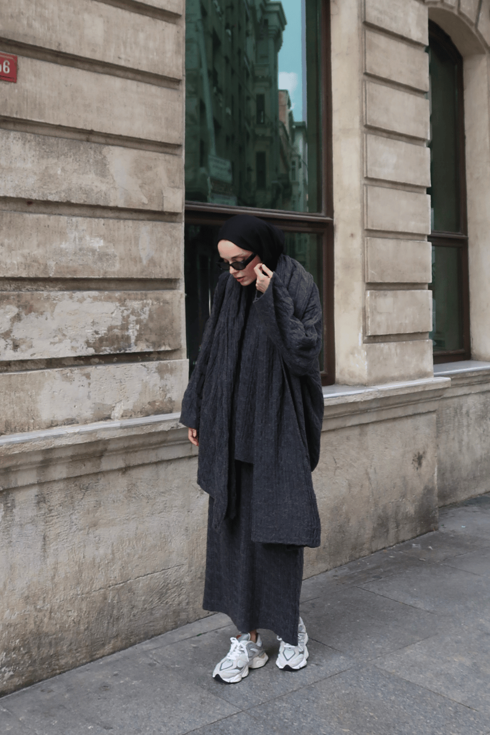 Polina Knitwear Set Dark Brown