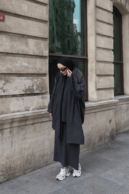 Polina Knitwear Set Dark Brown