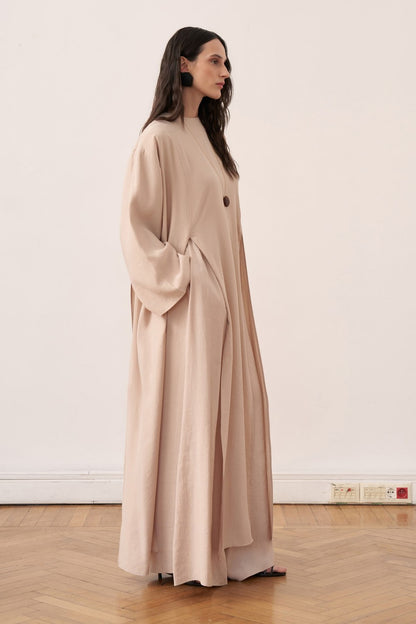 Kheesa Modal Blouse with Slit Detail, Green