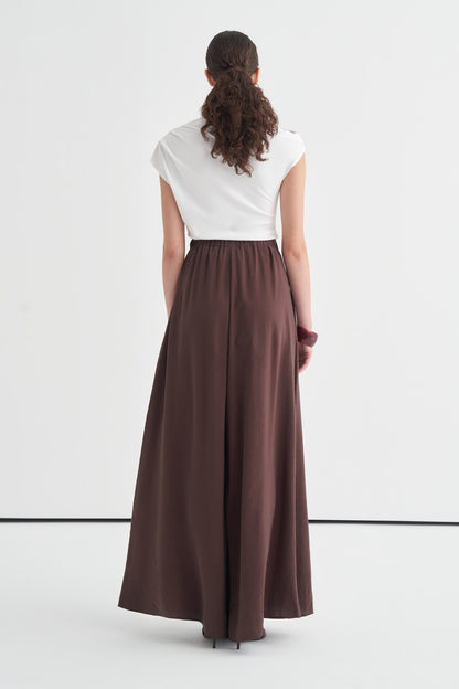 Kater Elastic Waist Trousers, Brown