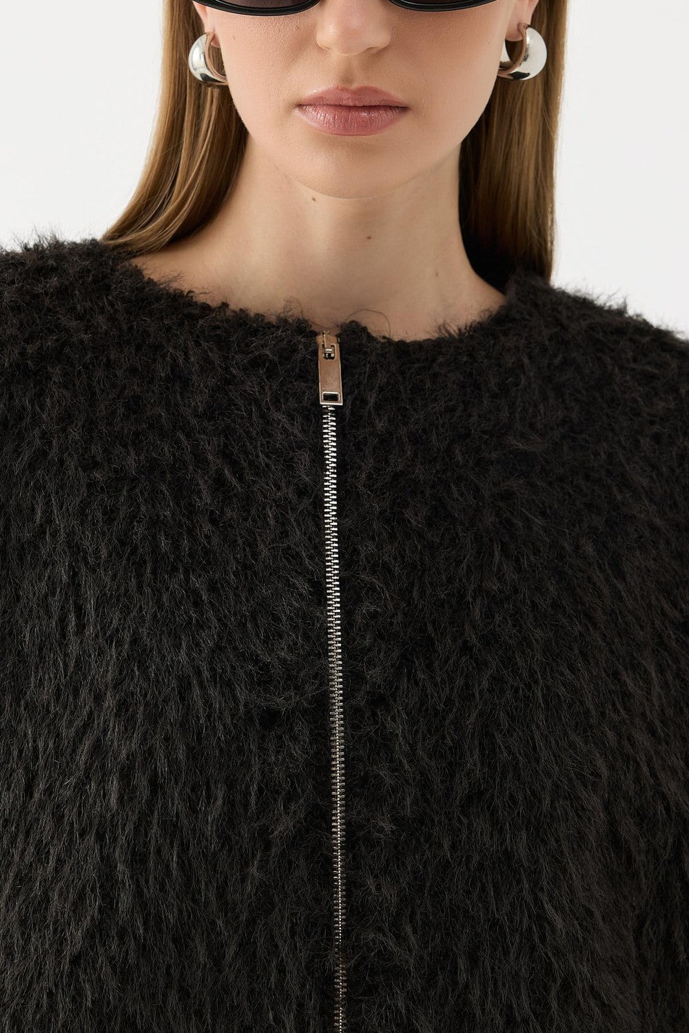 Gigi Plush Jacket Black