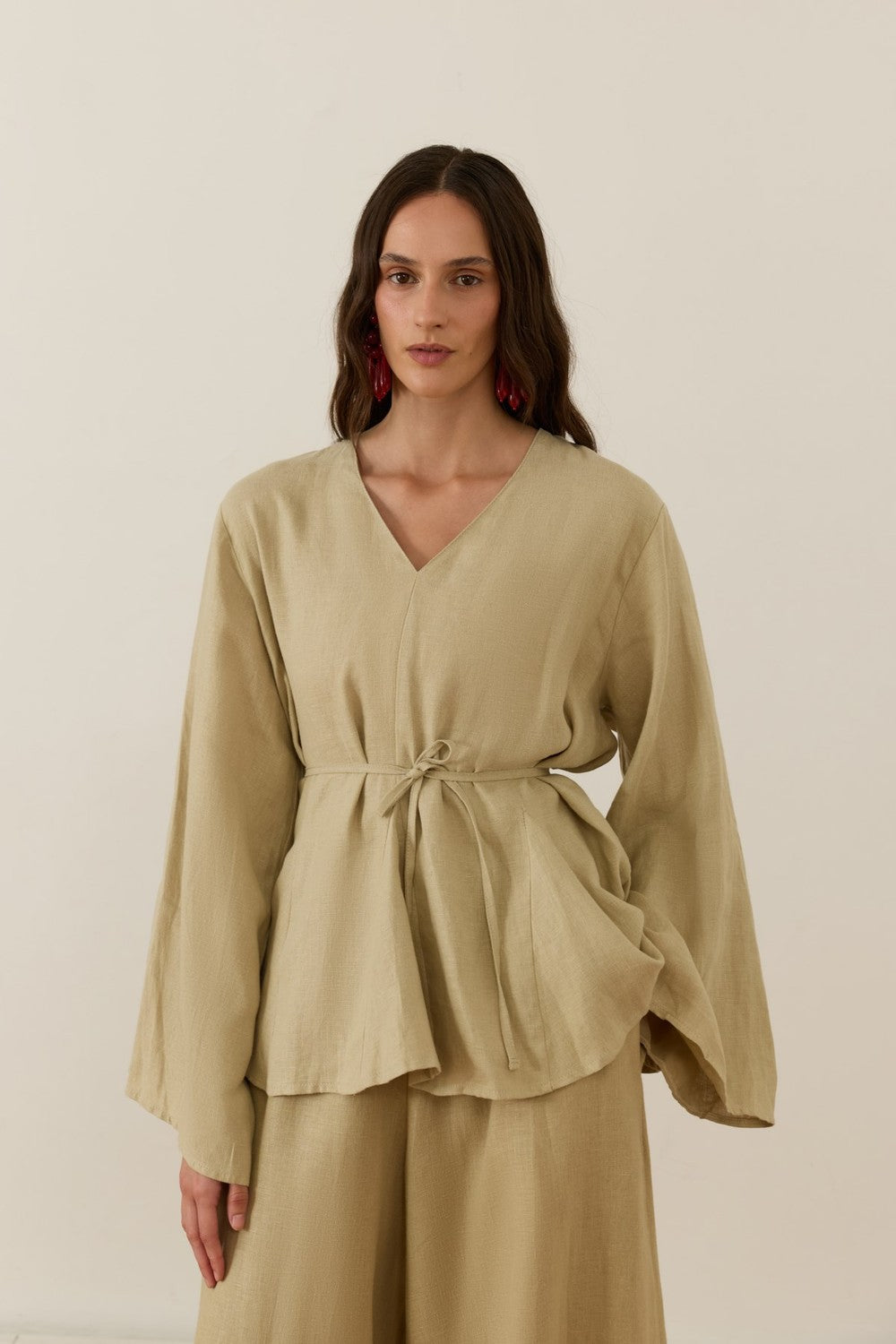 Layal Terracotta Blouse