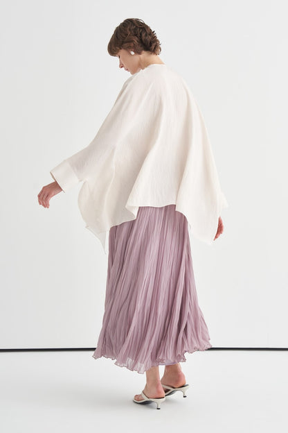 Luce Blouse with Shawl Detail, Soft Pink