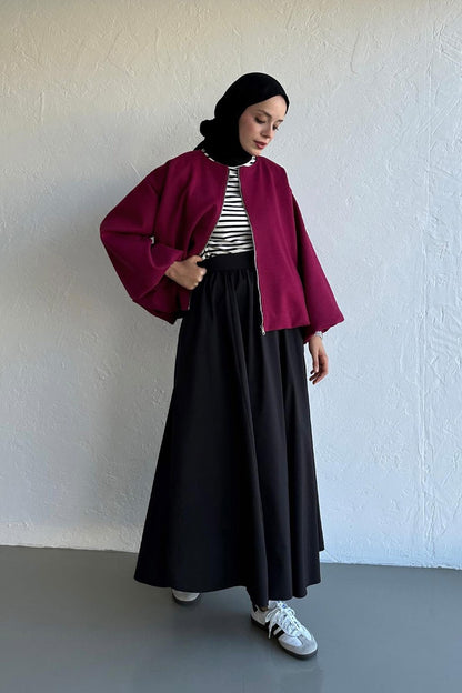 Siena Balloon Jacket Black