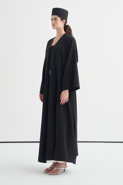 Daria Kimono with Slit Detail, Khaki