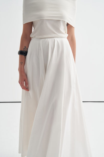 Lucia Skirt with Stitching Detail, Royal Blue