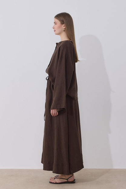 Mona Linen Jacket Beige