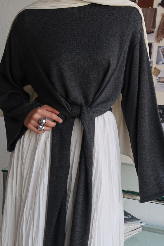 Yulia Knitted Sweater Anthracite