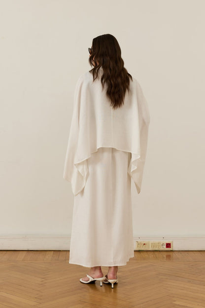 Nahla Maxi Skirt White