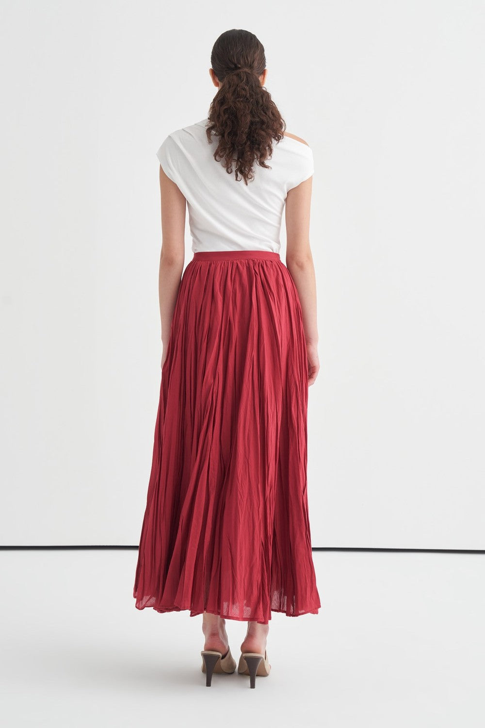 Voile Crush Skirt Lilac