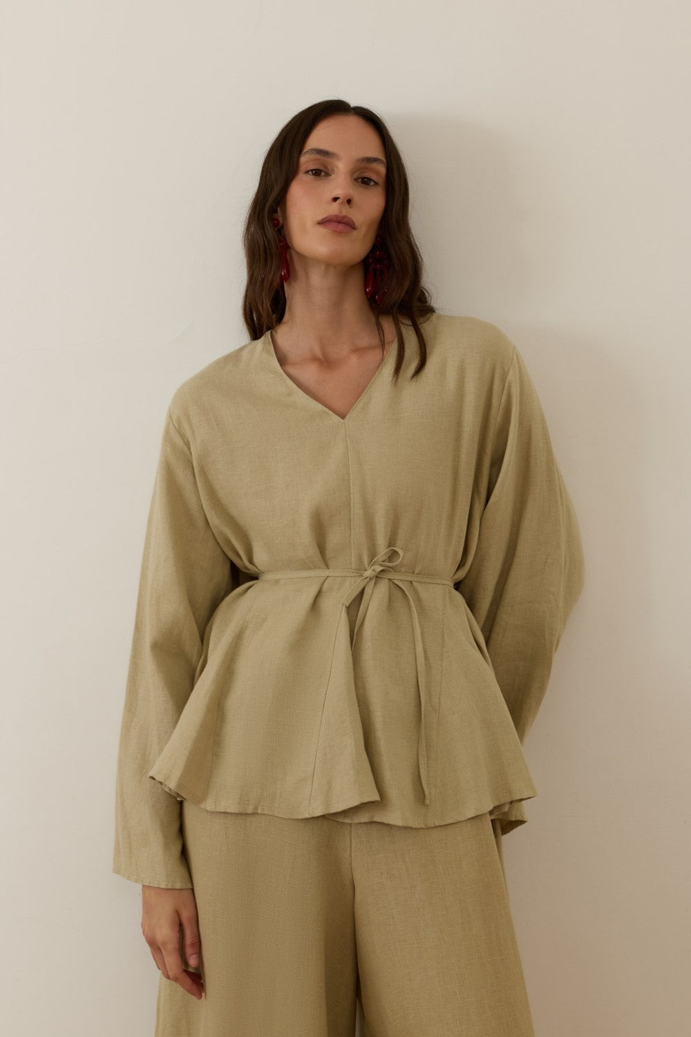 Layal Terracotta Blouse