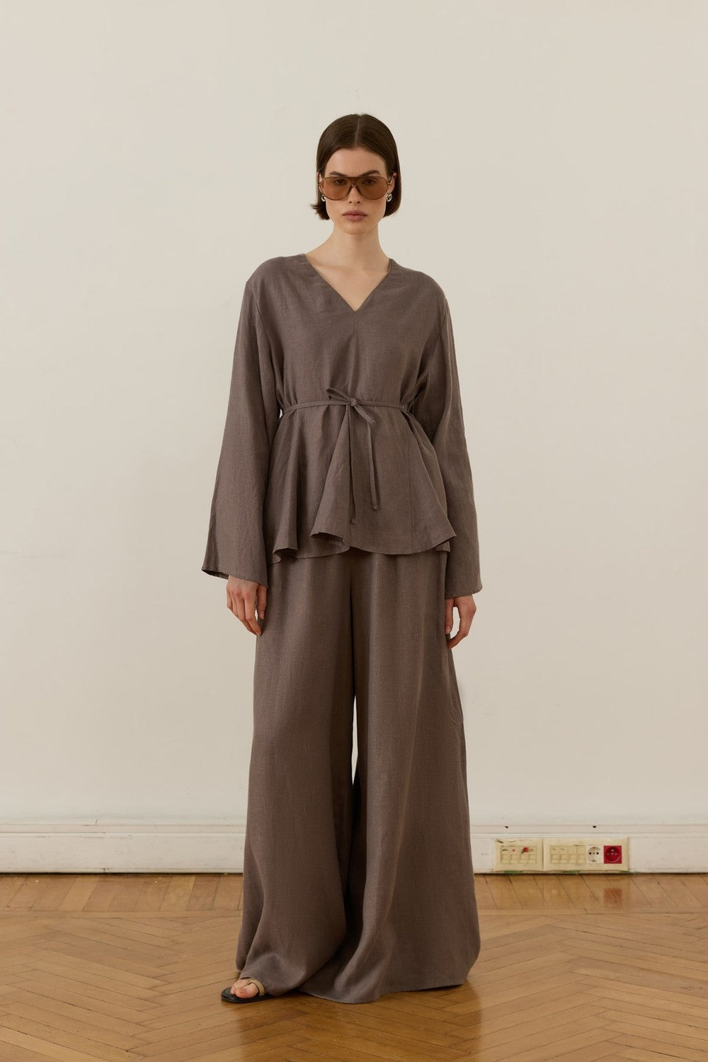 Layal Terracotta Blouse
