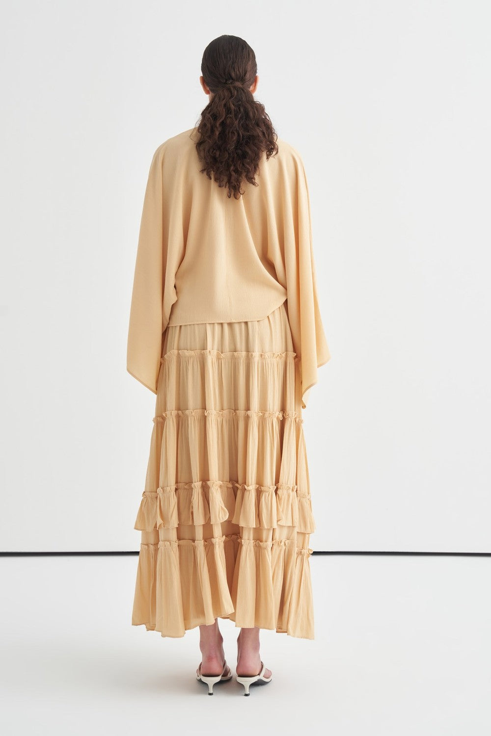 Regina Asymmetrical Skirt Yellow