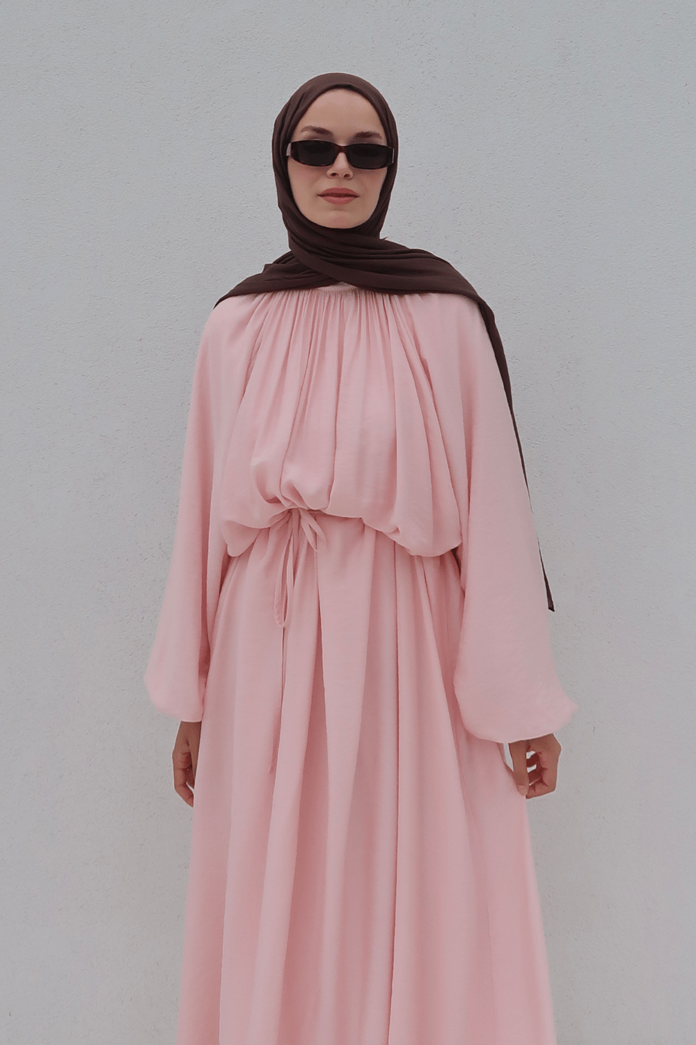 Fiore Elbise Pembe