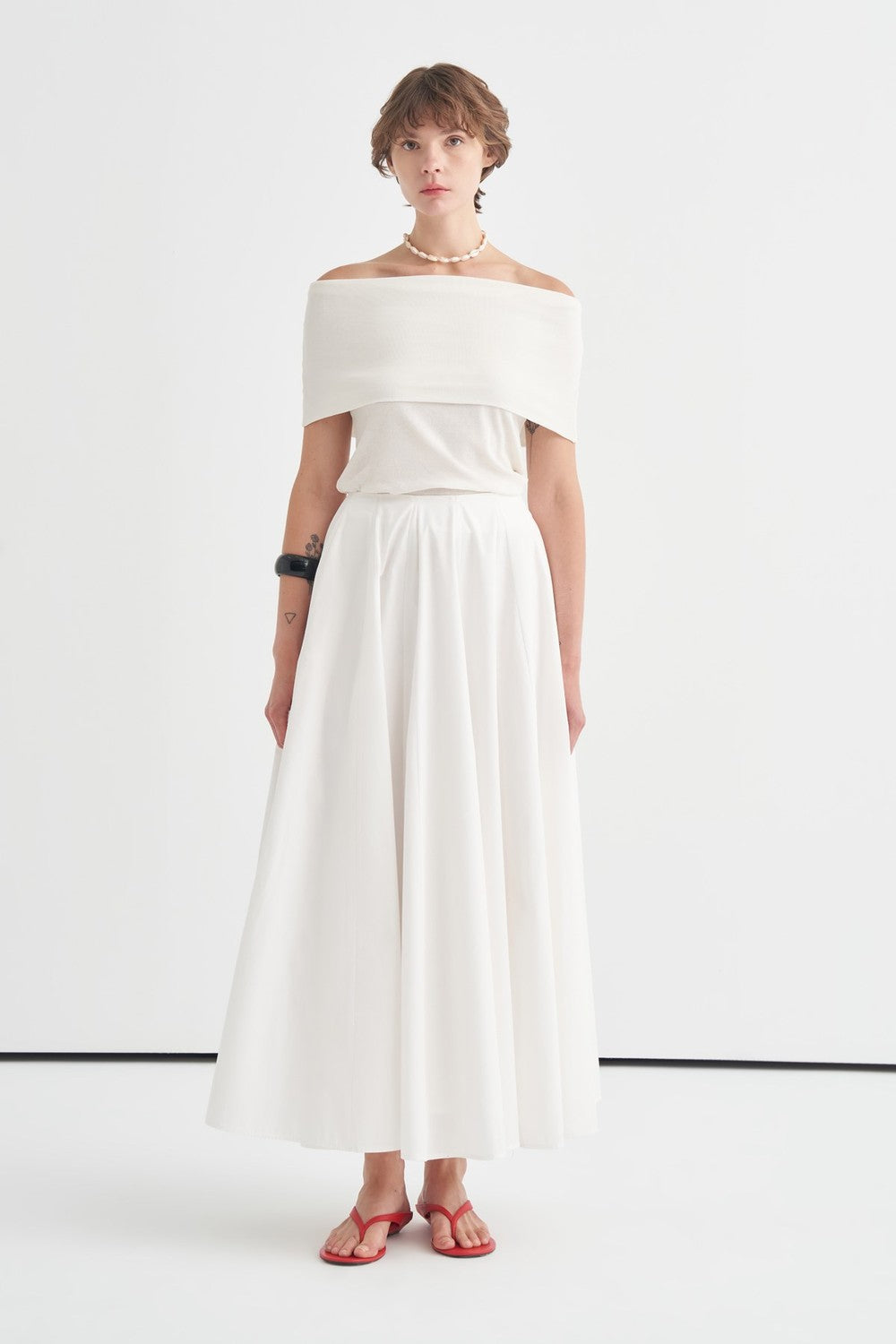 Lucia Skirt with Stitching Detail, Royal Blue