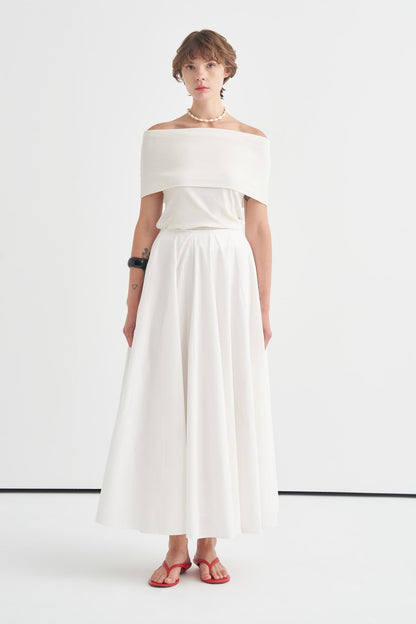 Lucia Skirt with Stitching Detail, Royal Blue