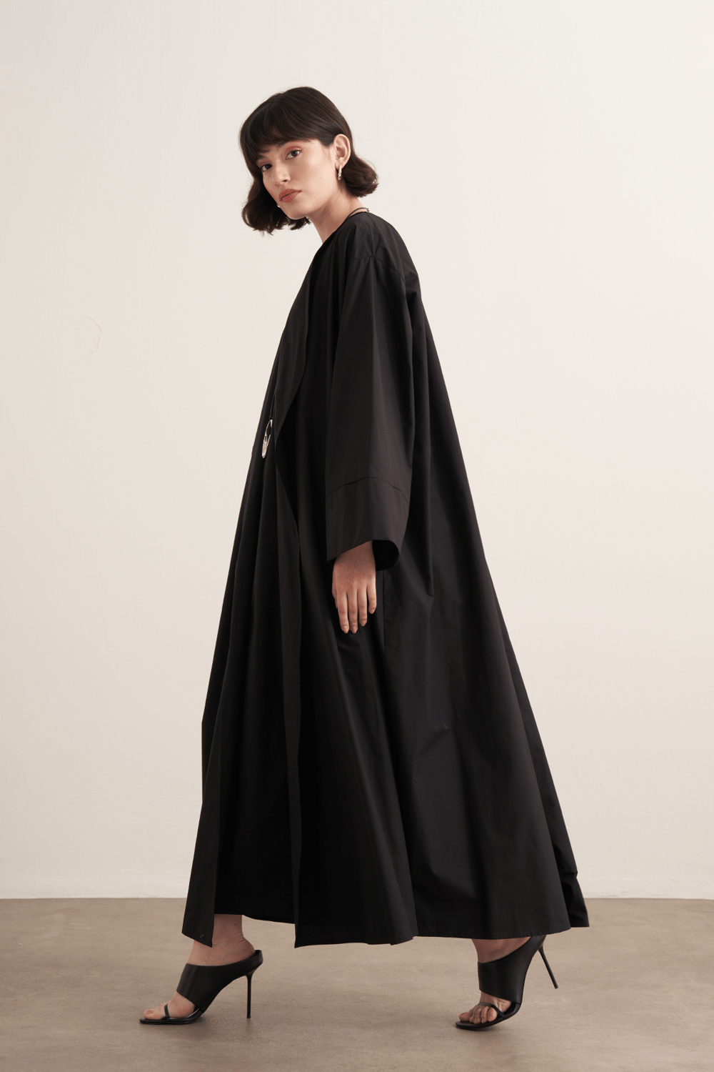 Inessa Premium Uzun Kimono Takımı Soft Yeşil