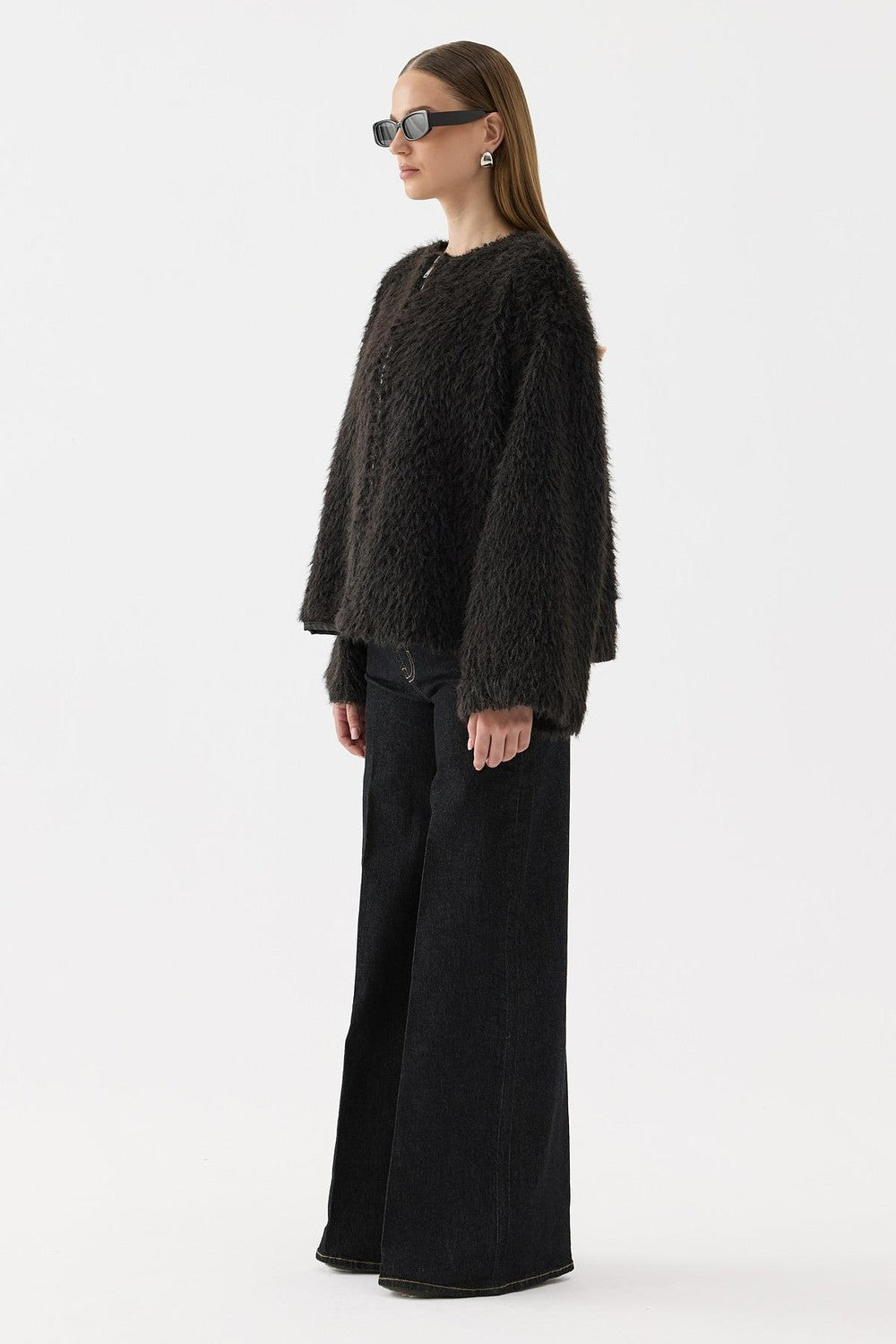 Gigi Plush Jacket Black