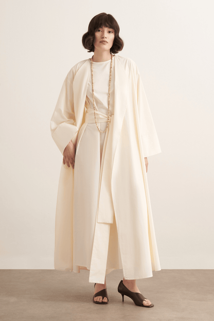 Inessa Premium Uzun Kimono Takımı Soft Yeşil