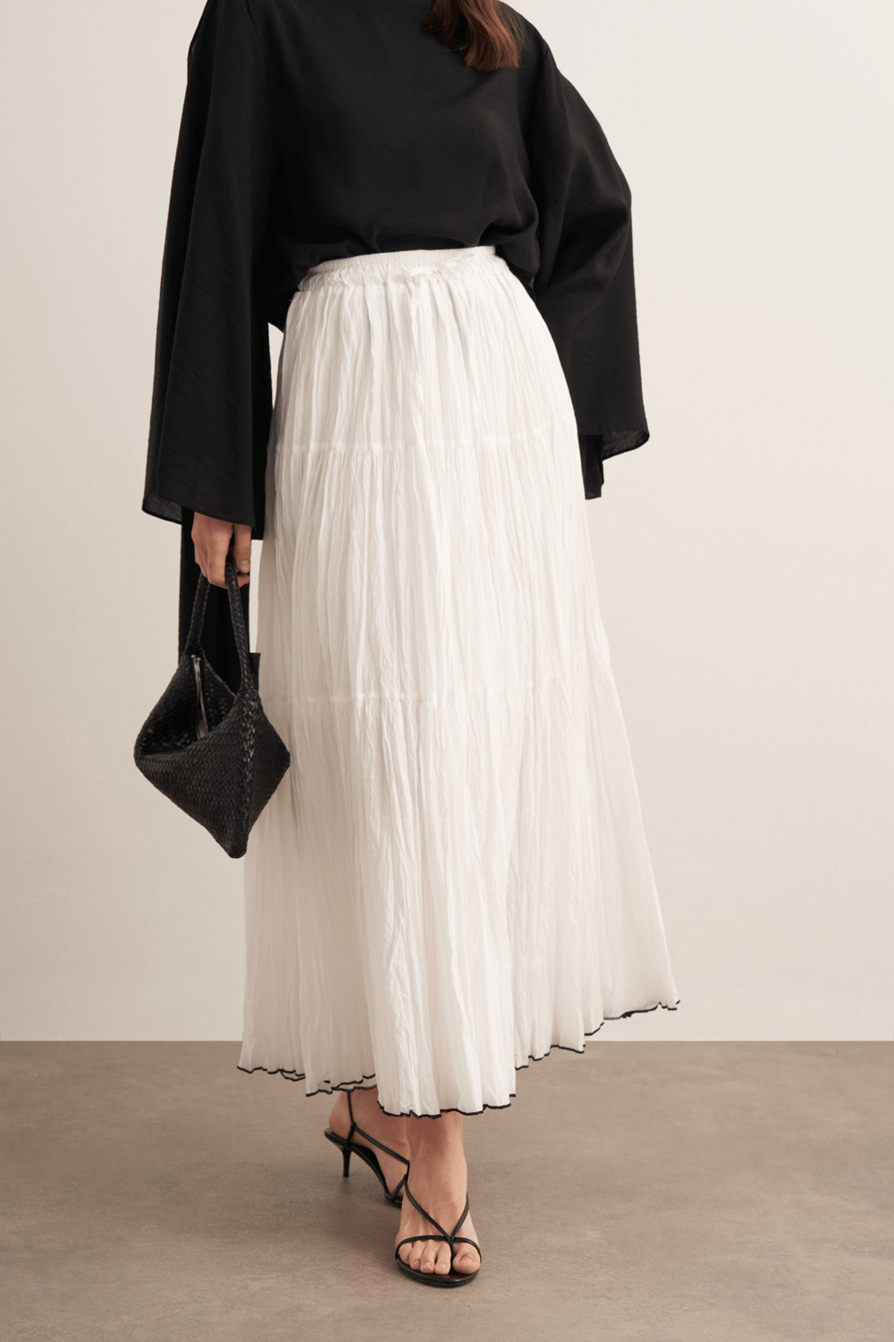 Rawah Voile Skirt White