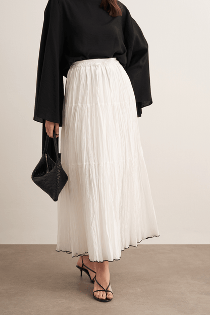 Rawah Voile Skirt White