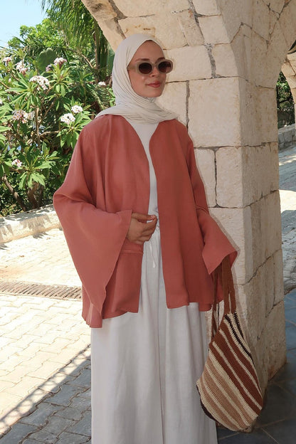 Lamis Kimono Terracotta