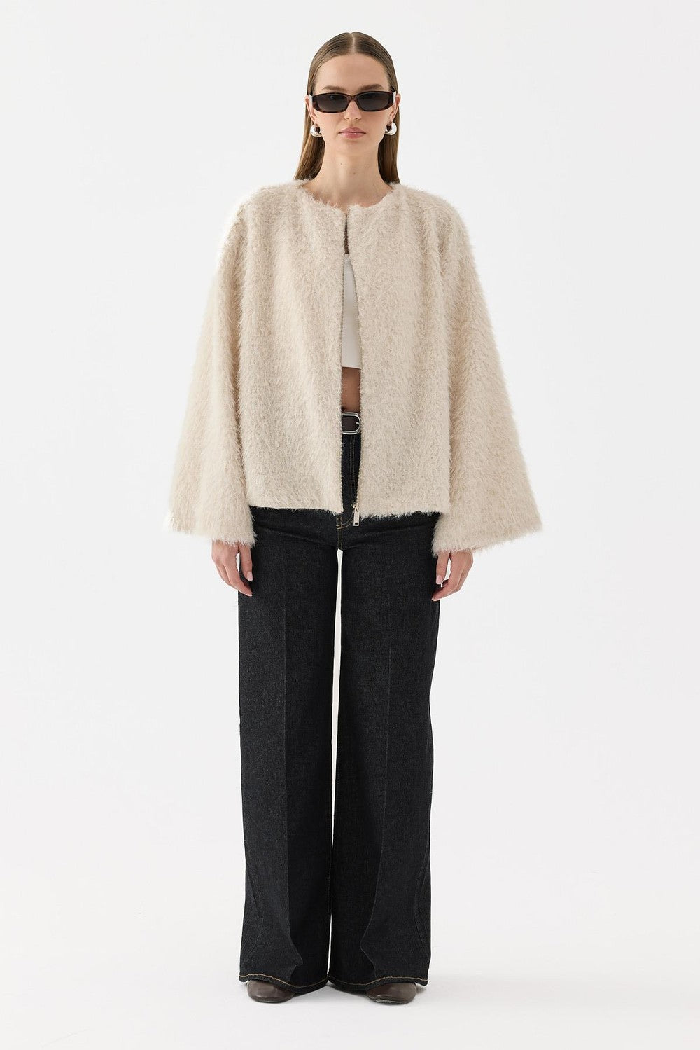 Gigi Plush Jacket Black