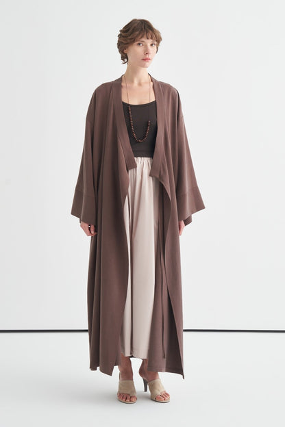 Carmen Tie-Detail Kimono, Black