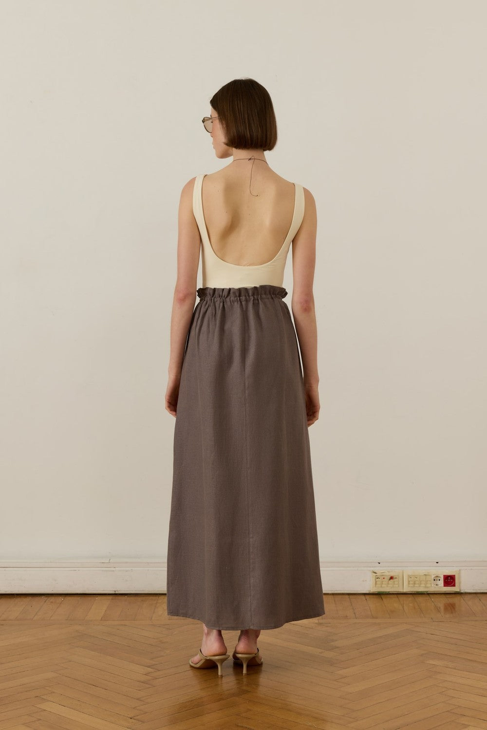 Nahla Maxi Skirt White