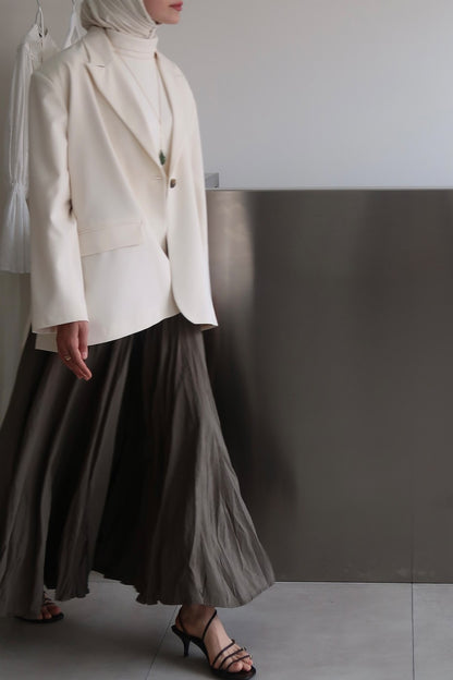 Crush Skirt Burgundy