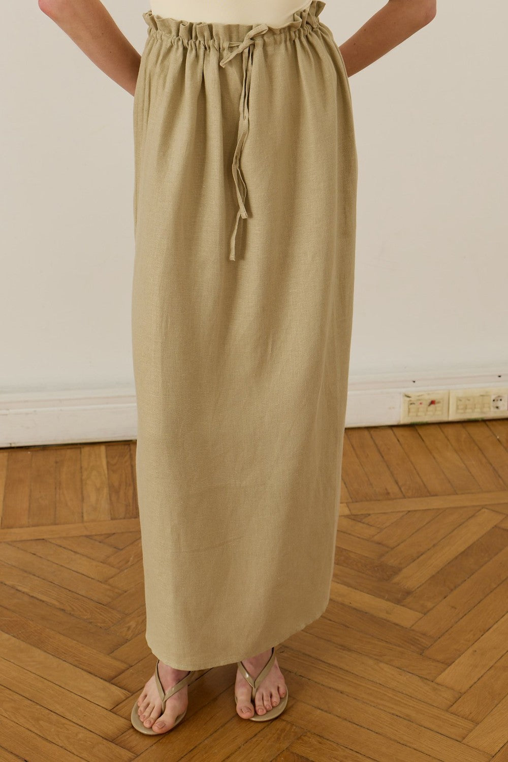 Nahla Maxi Skirt White