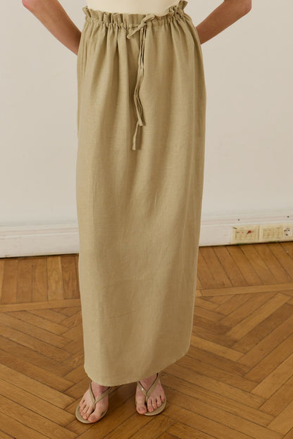 Nahla Maxi Skirt White