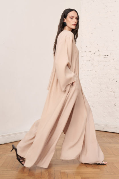 Kheesa Modal Blouse with Slit Detail, Green
